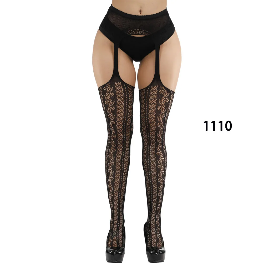 New Arrival Solid Stockings Women Sexy Thigh High Fishnet Nylon Long Socks Sex Belt Standard Over Knee Socks Sexy Lingerie