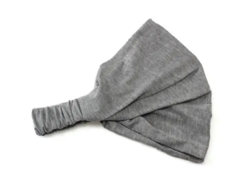 Women Turban Vintage Elastic Headband Lace Wide Ribbon Hair Bands Twisted Knotted Bandanas Solid Color Scarf Headwrap |