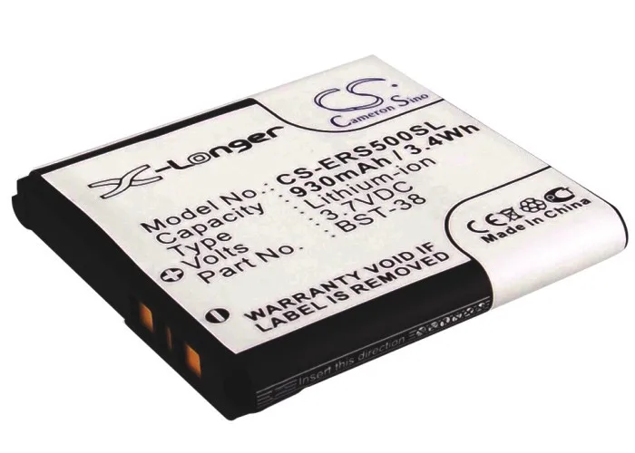 Камера для SONY ERICSSON C510 C902 C902C C905 F100 Jalou K770 K770i K850 K850i K858 K858c K858I манго R306 аккумулятор