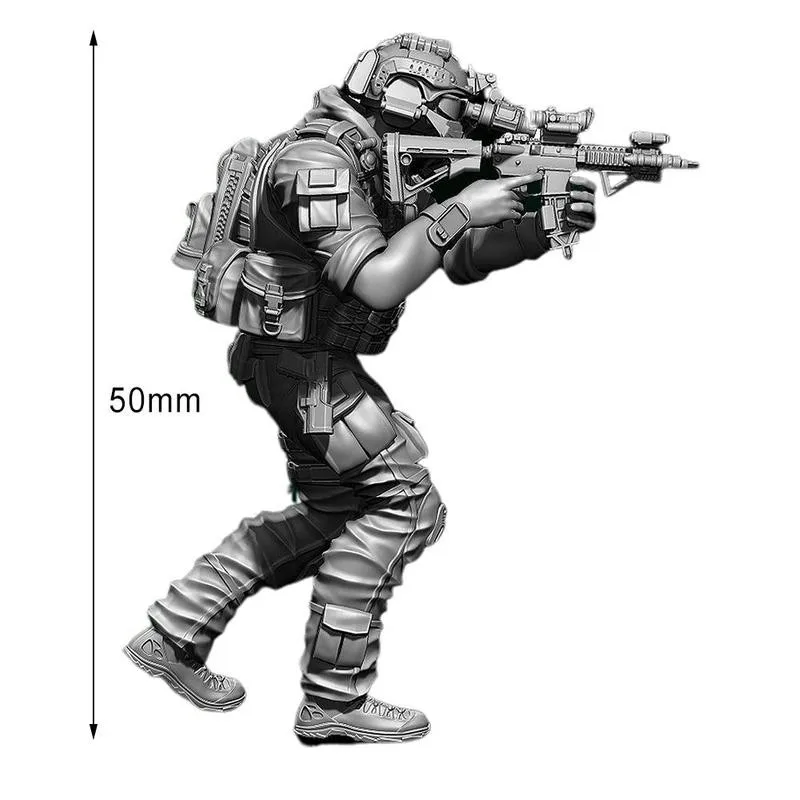 Морские котики США солдат белый модельный комплект Высококачественная