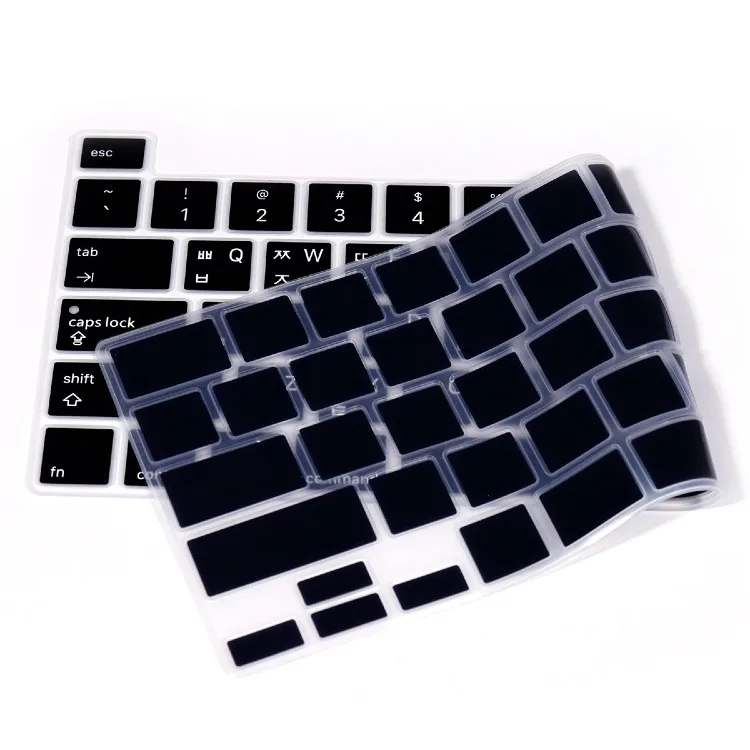 Цветной силиконовый чехол для клавиатуры в Корейском стиле HRH версия США MacBook New Pro