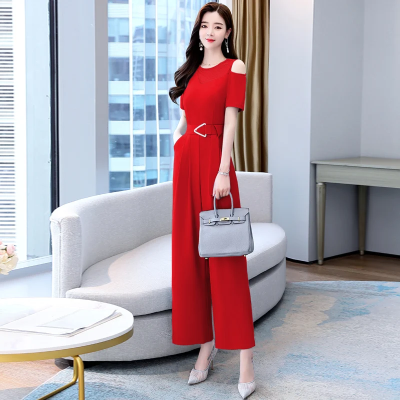 Женские летние длинные Комбинезоны новые пикантные комбинезоны в Корейском