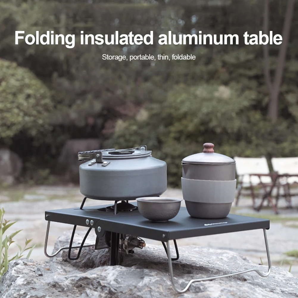 

Outdoor Mini Camping Table Heat Insulation Gas Stove Can Be Folded for Soto St-310/st330/cb-jcb/trb250 Stove Strong Bearing