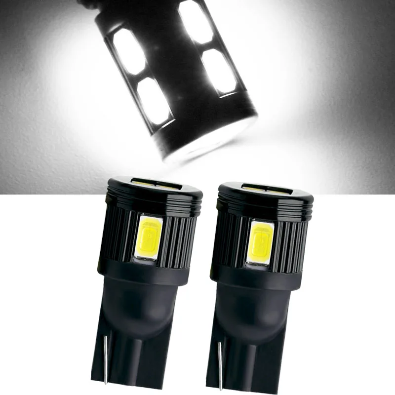 6 шт T10 W5W светодиодный 5630 6smd дневные ходовые огни 12V Белый 168 194 чтениt дорожной