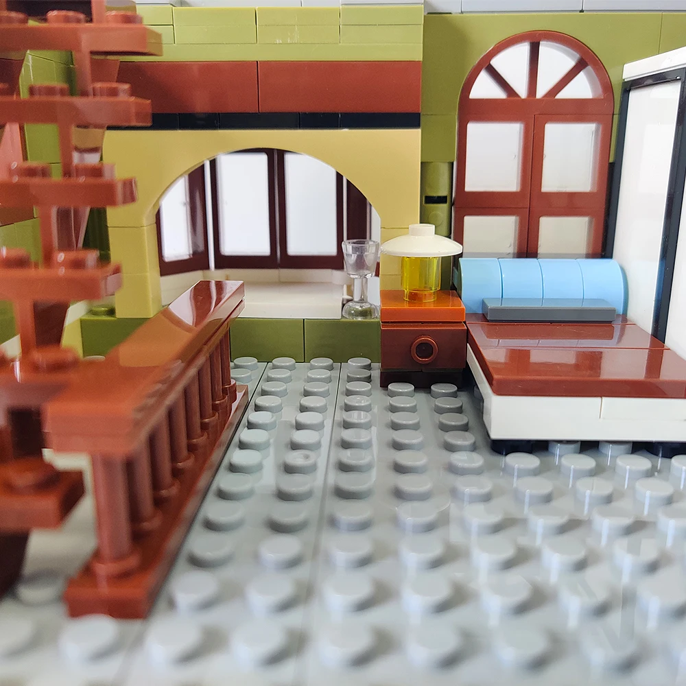 

ZHEGAO QL0937 Creator MOC Street View Series Chinese Restaurant Building Blocks 1326pcs Bricks Toys Sets Compatible Creative