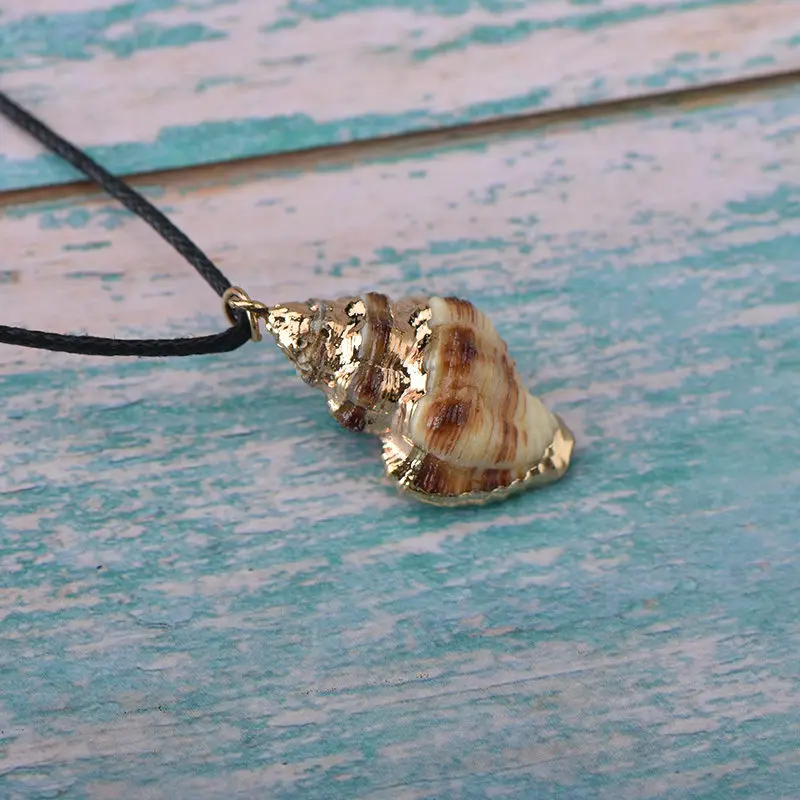 style 5 DIY Морское ожерелье Nautilus морской пляжный Декор натуральный Раковины ракушки Средиземноморский стиль морской раковины лучшие подарки для женщин - Цвет: style 5