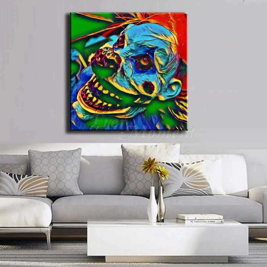 Ever Moment Diamond Painting Colorful Clown Smile Picture Of Rhinestone Embroidery 5D DIY Full Square Drill S2F2423 | Дом и сад