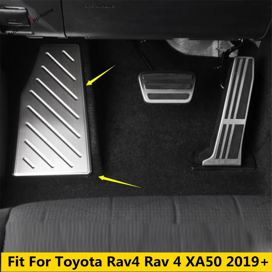 

Left Foot Footrest Pedal Rest Plate Panel Cover Trim Fit For TOYOTA RAV4 RAV 4 XA50 2019 - 2023 Interior Decoration Accessories