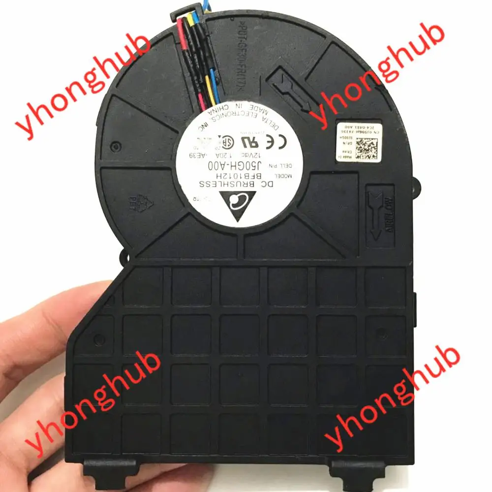 Detla Electronics BFB1012H J50GH A00 AE39 DC 12V 1.20A 128x98x25 мм вентилятор охлаждения сервера|blower fan|12v dc