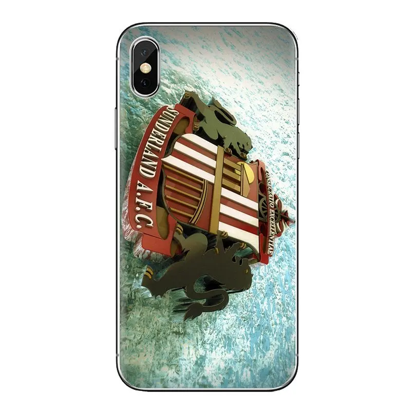 Силиконовый чехол для мобильного телефона чехлы футбольного клуба Сандерленд