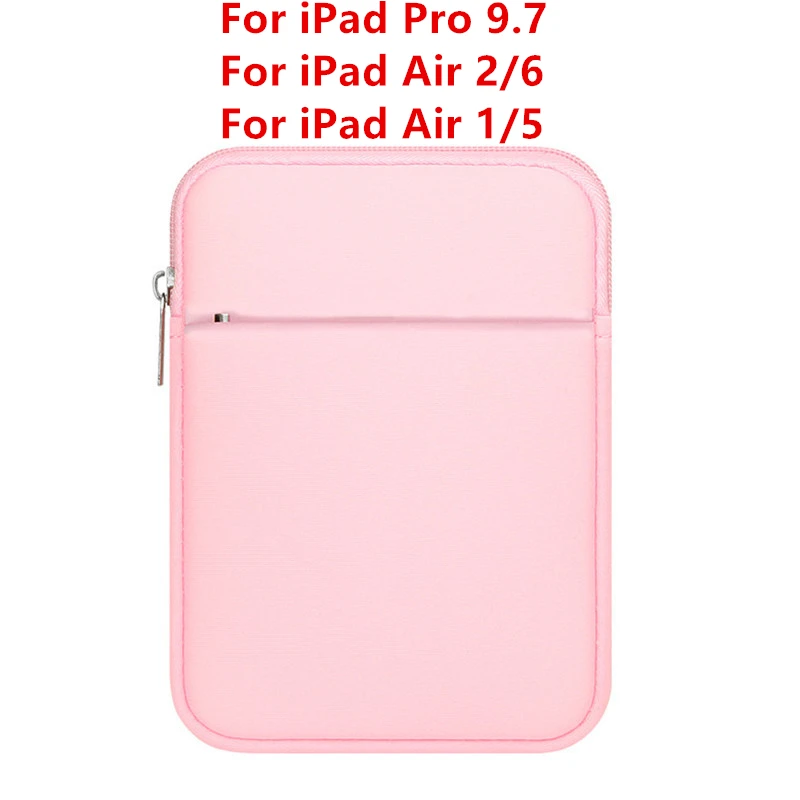 Pink 9.7 Чехол для планшета для iPad 9,7 Чехол Мягкий рукав чехол для iPad Air 2/1 Pro 10,5 Pro 11 Air 10,5 10,2 Мини принципиально Капа - Цвет: Pink 9.7