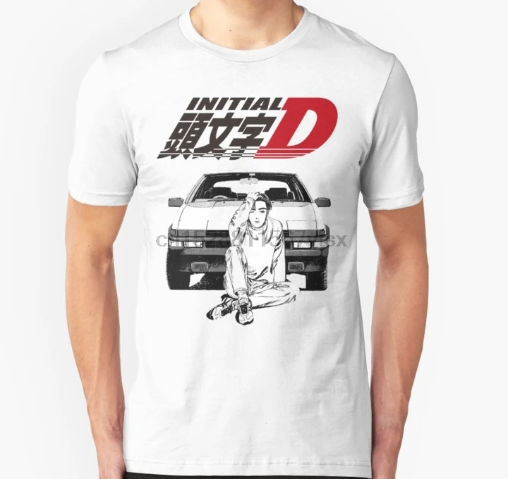 Мужская футболка Начальная D унисекс (1) Футболка с принтом Футболки | одежда