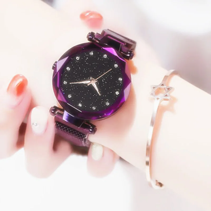 Женские Аналоговые кварцевые наручные часы с сетчатым браслетом из нержавеющей