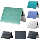 Блестящий чехол для ноутбука Apple Macbook Air Pro 16 15 14 13 12 11 Retina M1 Chip 2020 2021 Touch Bar ID, Жесткий Чехол