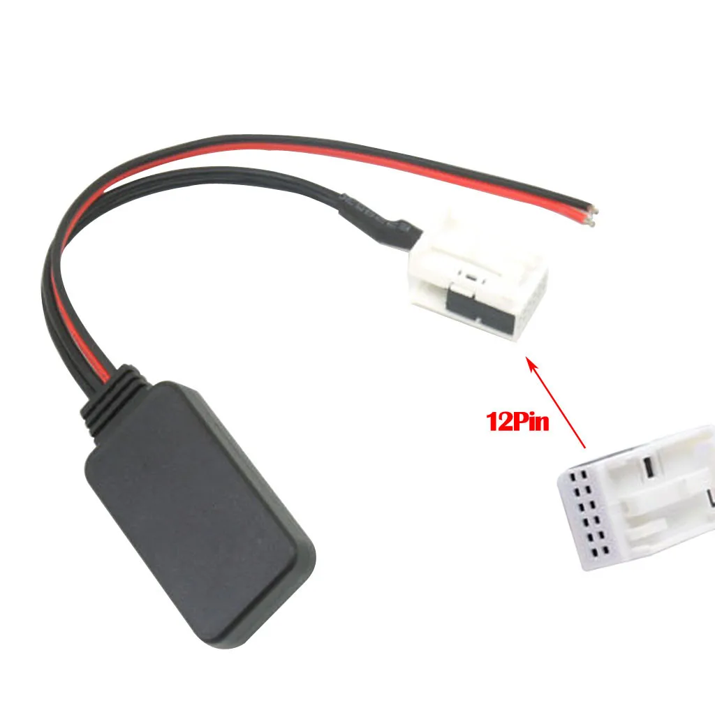 Автомобильный Bluetooth Aux адаптер аудио приемник стерео 12-контактный радио кабель