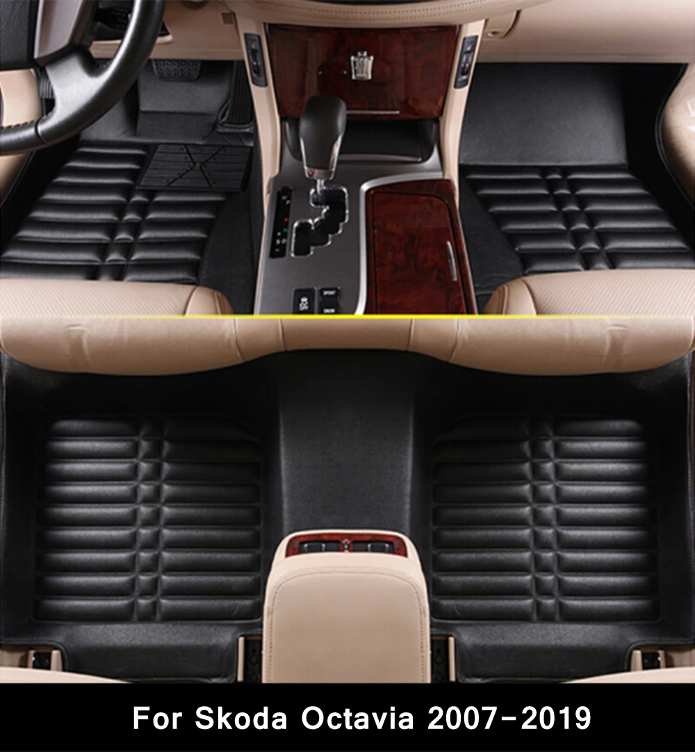 

Коврик автомобильный 3D для Skoda Octavia (2007-2019), 2008-15-16-17-2018