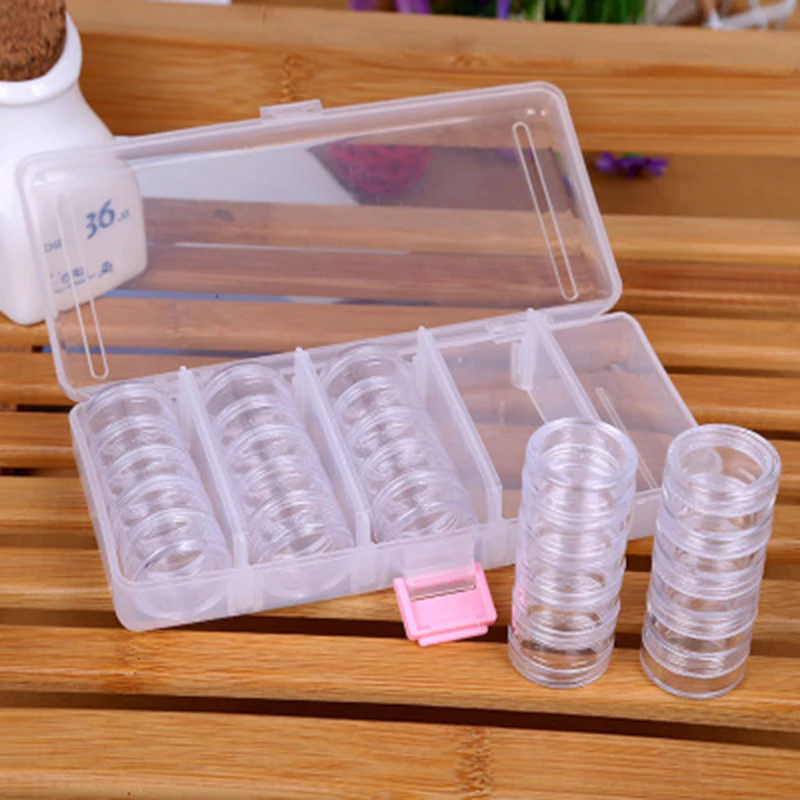 medium size 5 conjoined Transparent cream Bottle combination set makeup cosmetic organizer Jewelry Travel portable storage box | Дом и сад