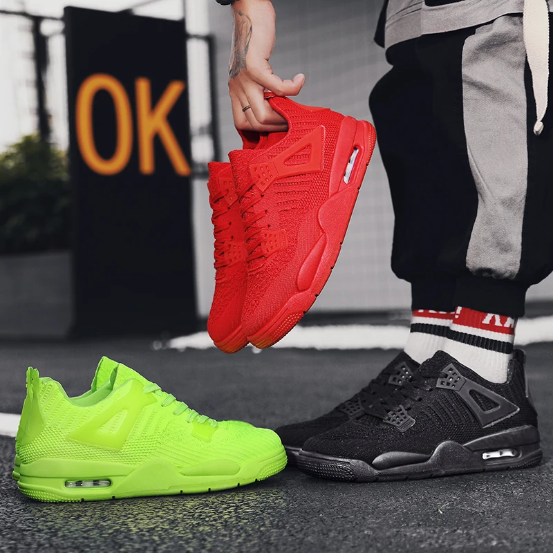 RUIFF мужские баскетбольные кроссовки однотонная Баскетбольная обувь