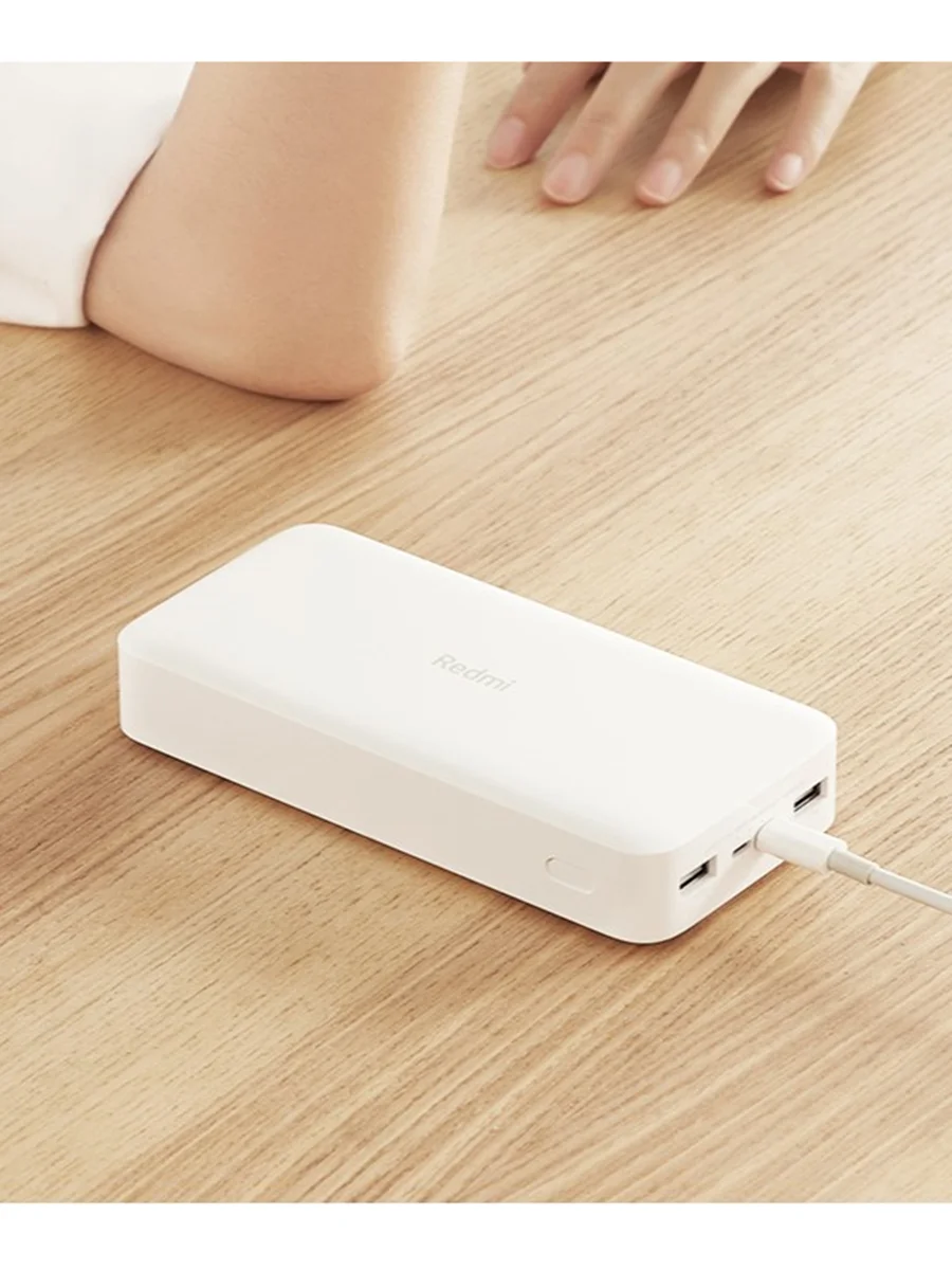 Xiao mi Red mi power Bank 20000 мАч power bank QC3.0 портативное зарядное устройство 2 usb-порта аккумулятор внешний аккумулятор mi power Bank 20000 мАч