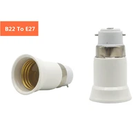 1Pcs Big Promotion B22 E27 Fireproof Material Lamp Holder Converter Socket light Bulb Base type Adapter