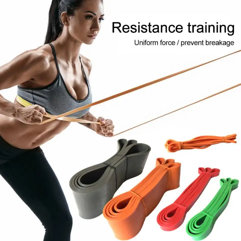 

Workout Resistance Bands Body Building Loop Set CrossFit Fitness Yoga Booty Leg Exercise Band Fitness Equipment Random Colors