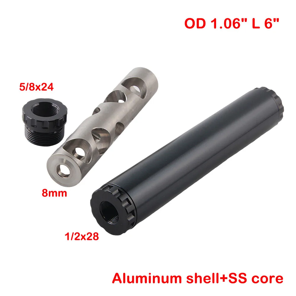 

Aluminum stainless steel Car 1/2x28 5/8-24 fuel filter s adapter baffles cups single core For NaPa OD 1.06" L 6"