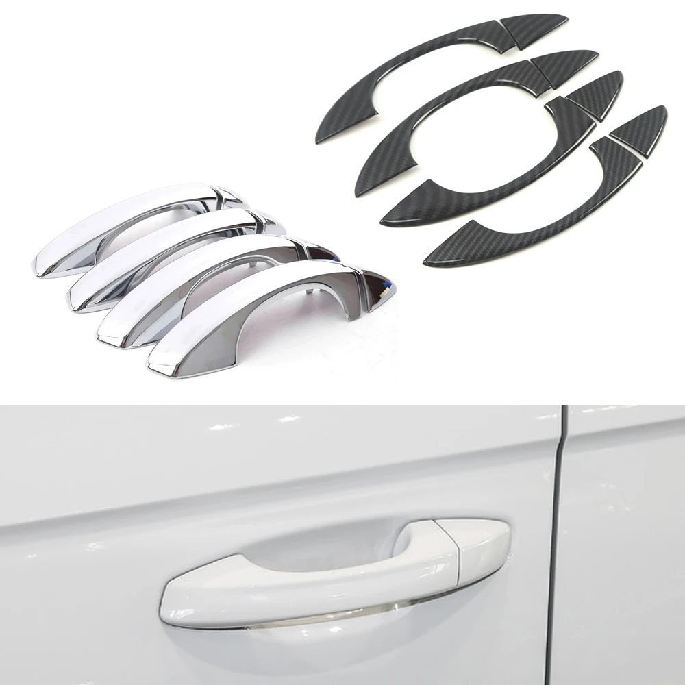 

Хромированная накладка на дверную ручку для Volkswagen T-Roc T Roc 2018-2020, наклейка, аксессуары для рамы