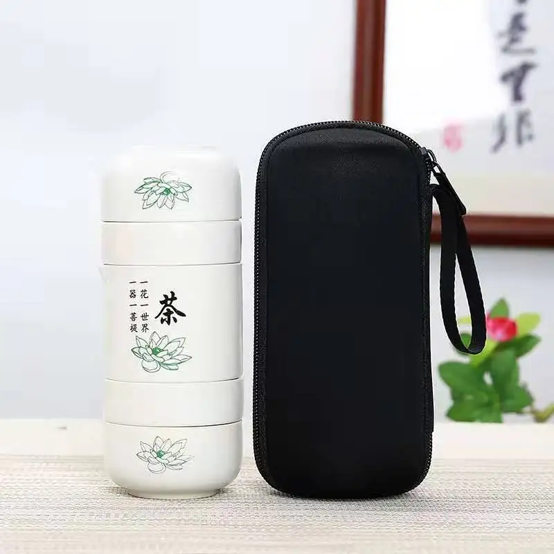 

ceramic teapots with 2 cups a tea sets portable travel office tea set drinkware black crockery ceramic teapot kettles tea cups