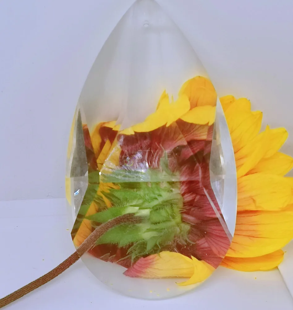 

96mm Grid Crystal Prism Chandelier Home Wedding Decoration DIY Sun Catcher