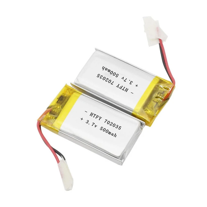 Литий-полимерный аккумулятор 702035 литий-полимерный перезаряжаемые батареи 3 7 в 500
