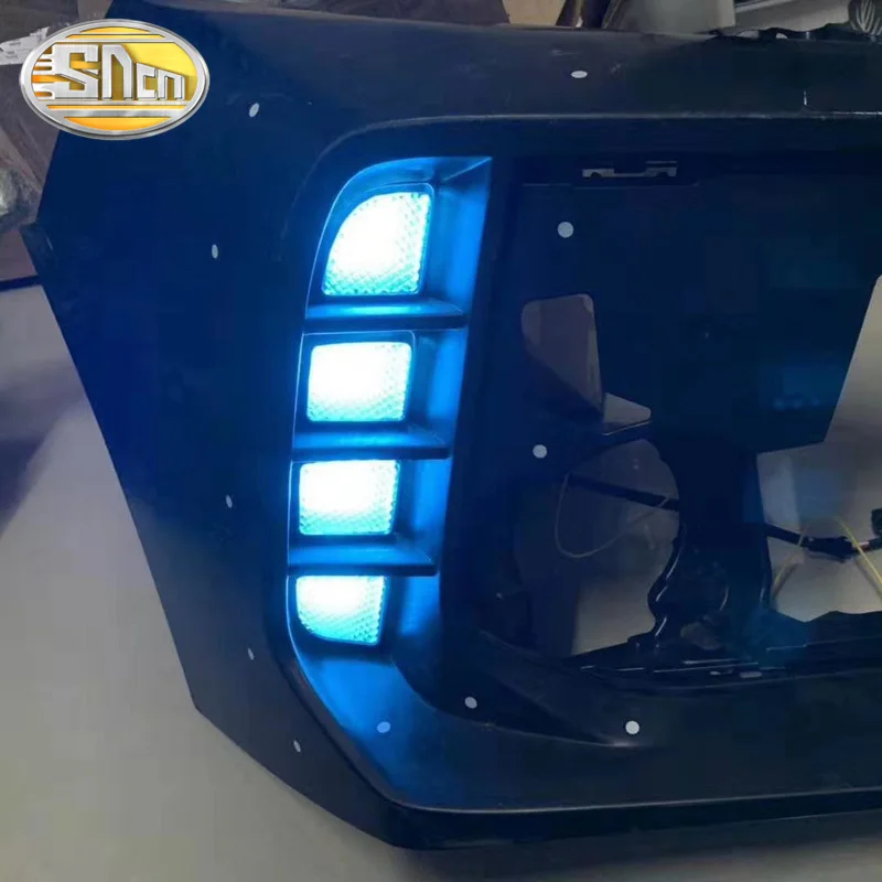 

For Honda Civic Type R 2018 2019 Dynamic Yellow Turn Signal Waterproof ABS 12V Car Driving DRL Lamp LED Daytime Running Light