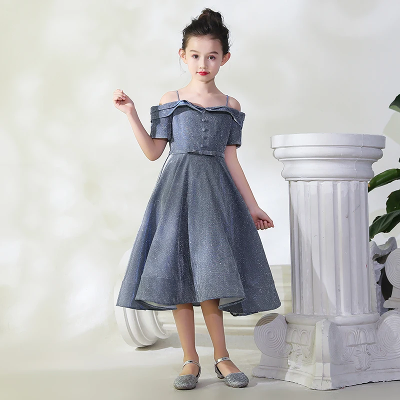 Off The Shoulder Evening Dress DB173 For Mother And Daughter Sparkling Sequin Party Dresses Violet A-Line Parent-child Gowns | Свадьбы и