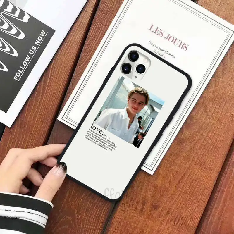 

Leonardo DiCaprio Customer Phone Case for iPhone 11 12 pro XS MAX 8 7 6 6S Plus X 5S SE 2020 XR