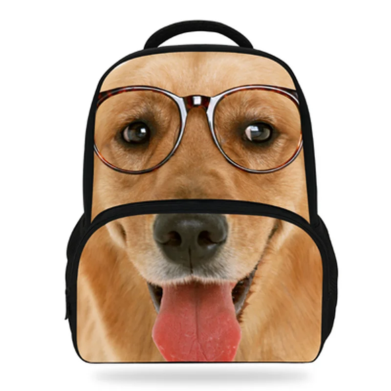 

Fashion Hot 16 Inch Cute Animal Backpack for Kids Dog Print Bag for Children Girls Boys Shool Book Bag