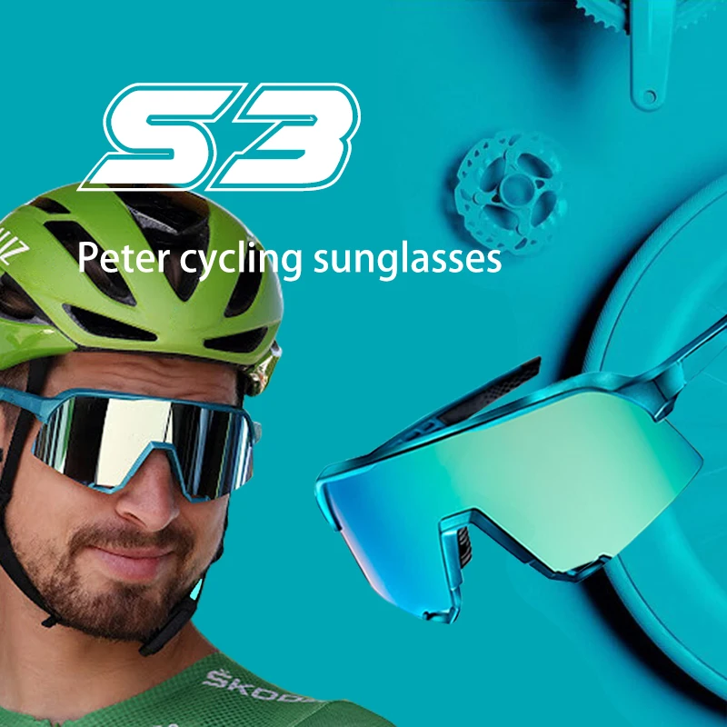 

Peter Limited Outdoor Sports Bicycle Sunglasses S3 Cycling Glasses sport Sunglasses Speed road bike Glasses Bicycle glasses