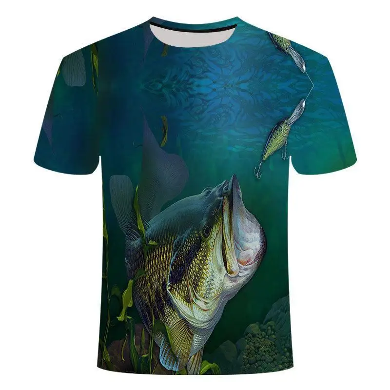 

2020 New Men Leisure 3d Printing T Shirt ,Funny Fish Printed Men And Women Tshirt Hip Hop T -Shirt Harajuku Asian Size S -6xl