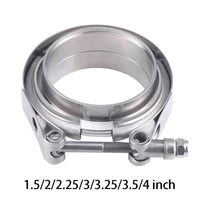 1 522 2533 253 54 inch turbo exhaust v band clamp stainless steel malefemale flange kit