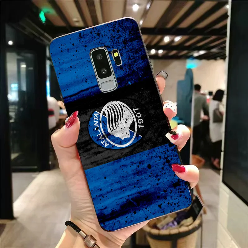 Чехол для телефона Zapata чехол Samsung Galaxy S10 S8 S9 Edge DIY черный мягкий TPU Atalanta FC A9 C10 C9 J7 Max