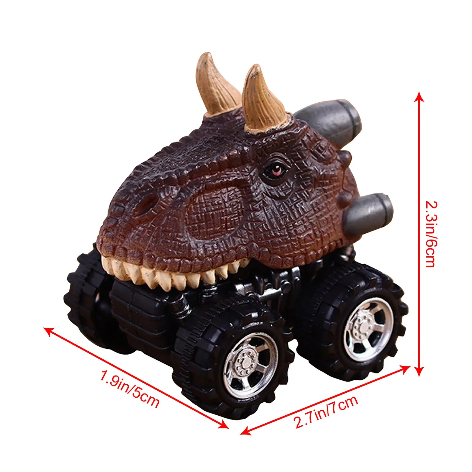 

Children's Day Gift Toy Dinosaur Model Mini Toy Car Back Of The Car Gift 2pcs Creative Gift For Kids Pull Back Baby Car Toy