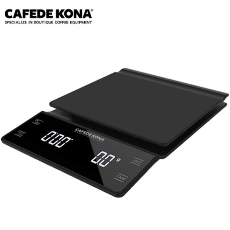 CAFEDE KONA Кофе весы кг/3 кг/0 1 г Electroni с таймером капельного светодиодный Дисплей