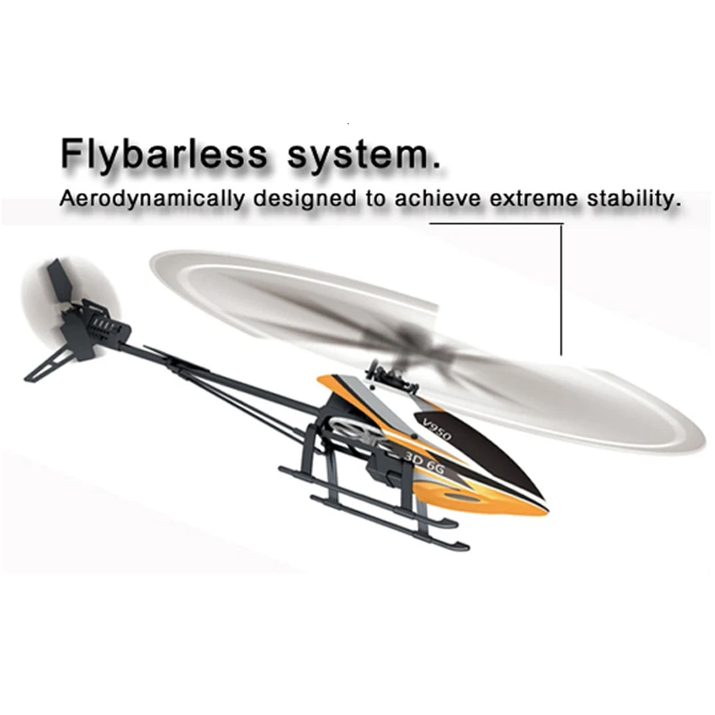 Вертолет WLtoys V950 BNF (без пульта дистанционного управления) (с батареей и зарядным