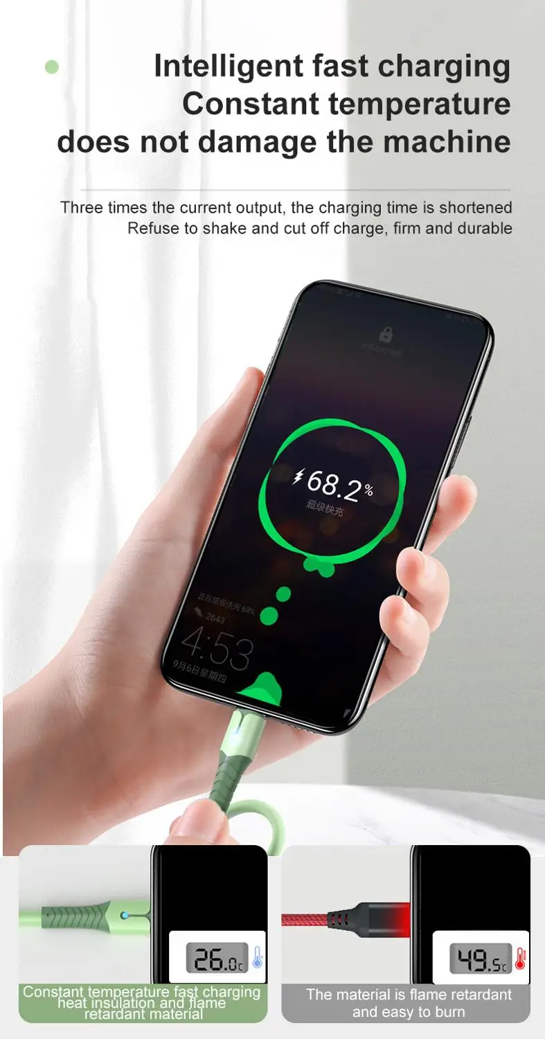 Кабель Micro USB Type C для Samsung Huawei Xiaomi One Plus