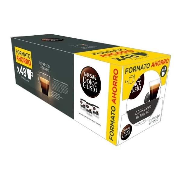 Save PACK-NESCAFÉ Dolce intense ESPRESSO taste-3x16 Pack: 48 capsules | Продукты