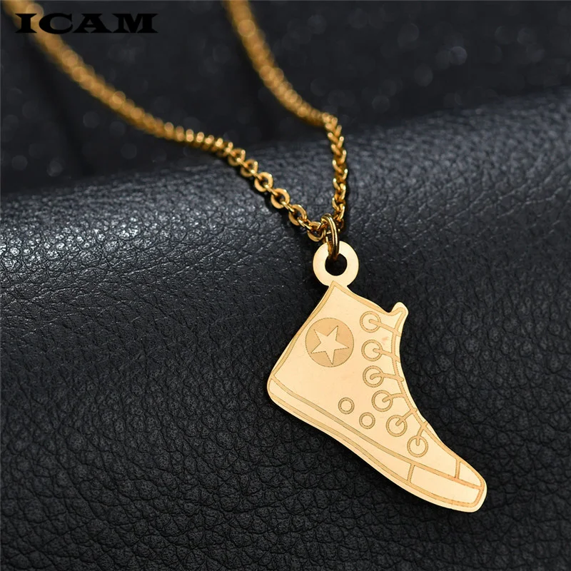 Подвеска для кроссовок ICAM ожерелье из нержавеющей