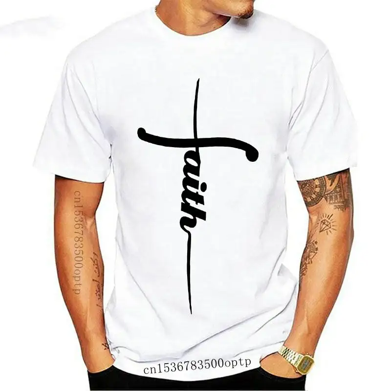 

New Women T-shirts Faith Letter Printing Summer Autumn Clothing Girl 90s Print Lady Womens Graphic T Top Shirt Female Tee T-Shir