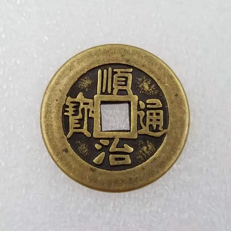 

10PCS The Former Five Emperors of The Qing Dynasty 28mm Diameter and 2.3mm Thick Copper Coin Commemorative Coin Gift Feng Shui