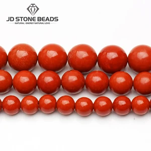 Бусины Из Натуральной красной яшмы 3-12 мм, полуобработанные бусины для браслетов сделай сам, аксессуары для изготовления драгоценных камней для ювелирных изделий