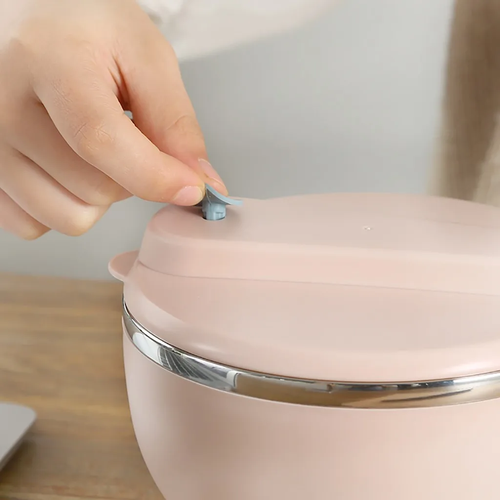 Портативный пищевой контейнер из нержавеющей стали миска с ручкой пищевые чаши