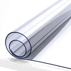 Скатерть из ПВХ прозрачная, водонепроницаемая, маслостойкая, мягкая стеклянная скатерть с защитой от ожогов, прямоугольная, силиконовая скатерть