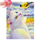 5D алмазная живопись с котом, полноразмерная Алмазная вышивка, полная круглая вышивкаквадратная Вышивка крестиком, картины стразы, мозаика, искусство